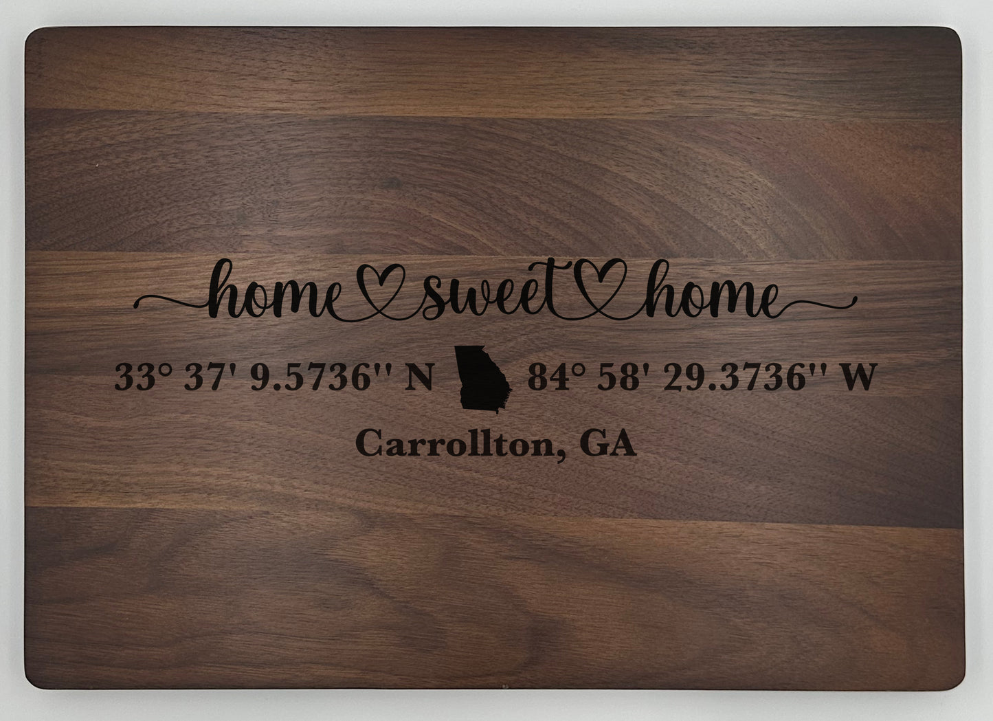 Personalized Walnut Cutting Board