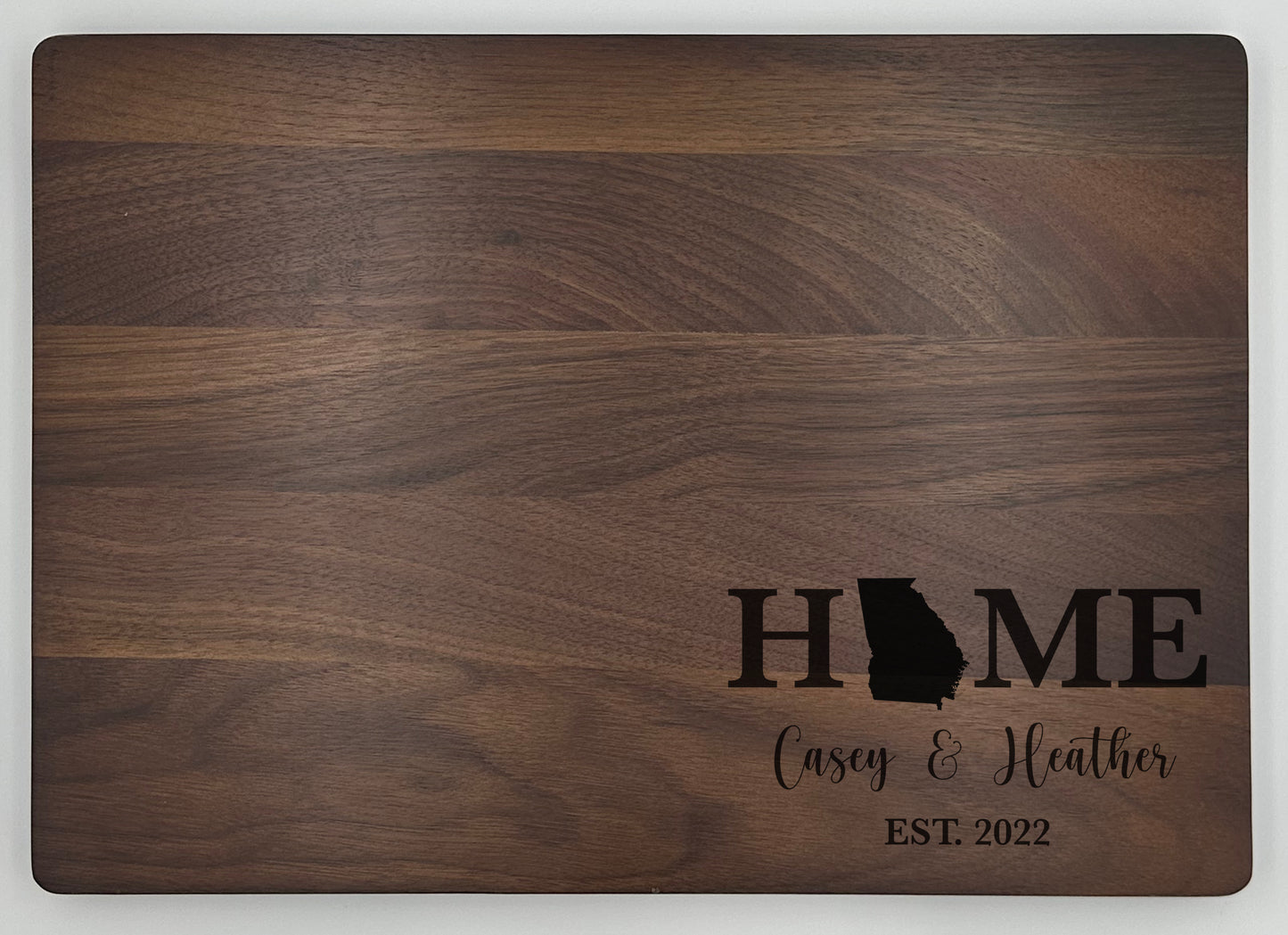 Personalized Walnut Cutting Board