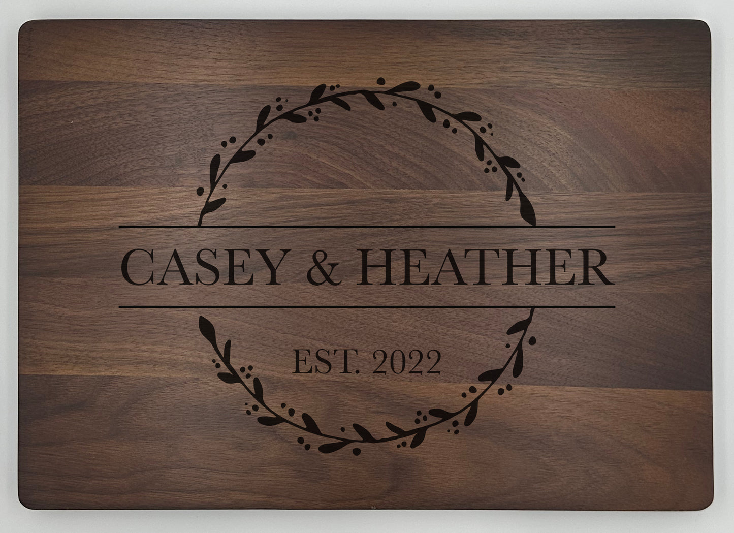 Personalized Walnut Cutting Board